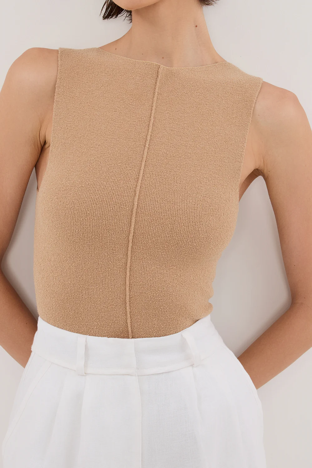 OWEN TAN BOAT NECK TOP - Yukikoi