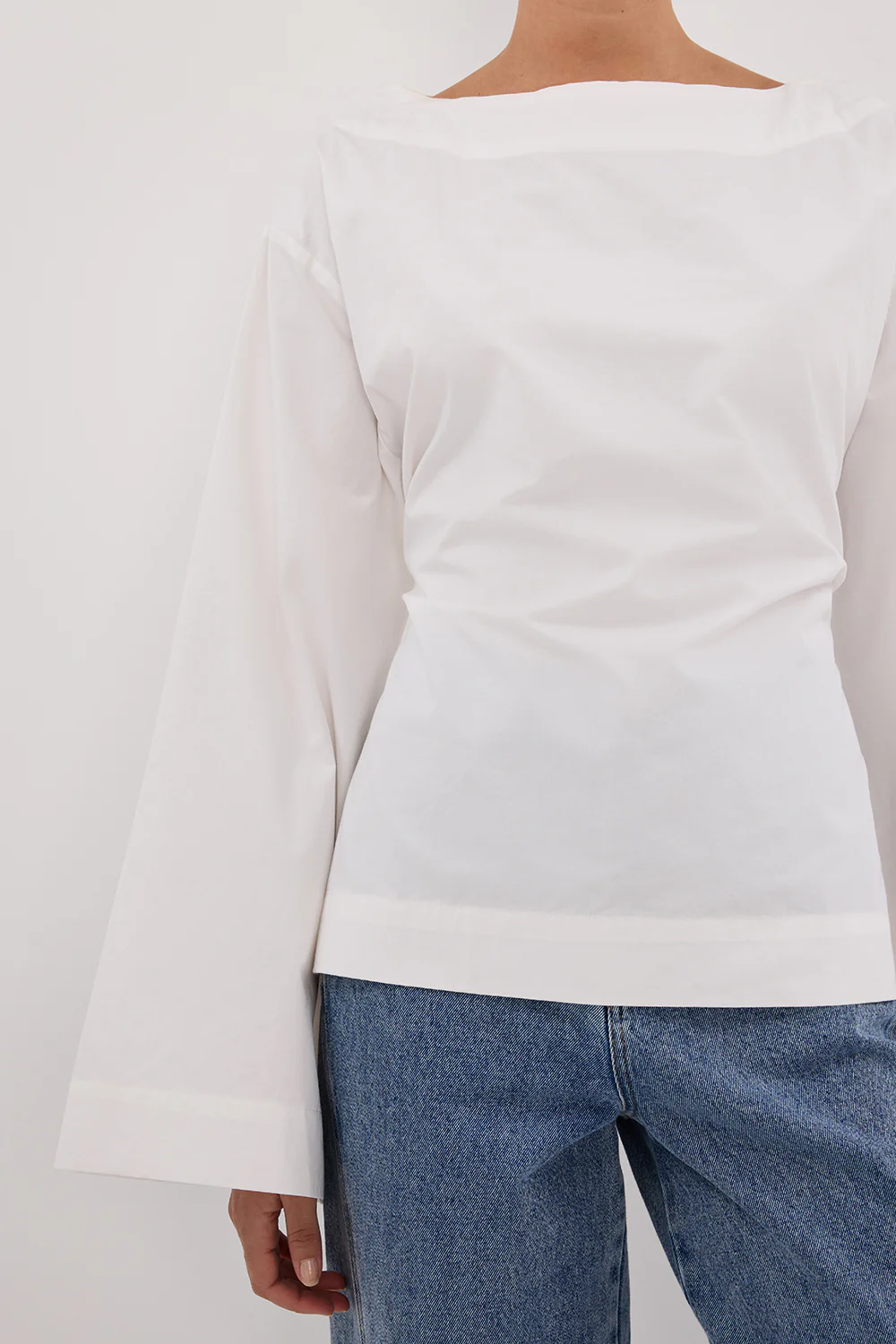 IVY WHITE LONG SLEEVE TOP - Yukikoi