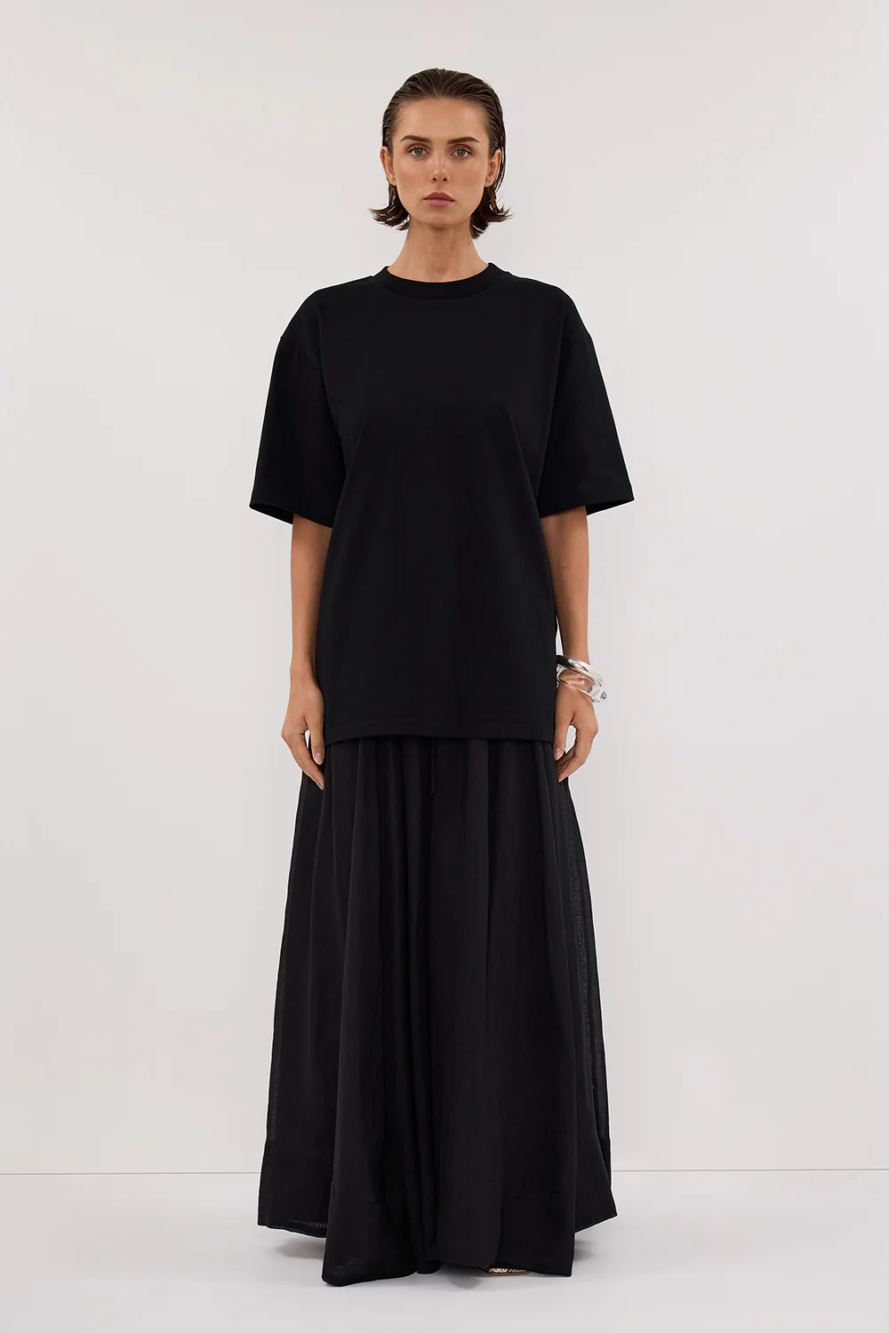 NOAH BLACK LONGLINE TEE - Yukikoi