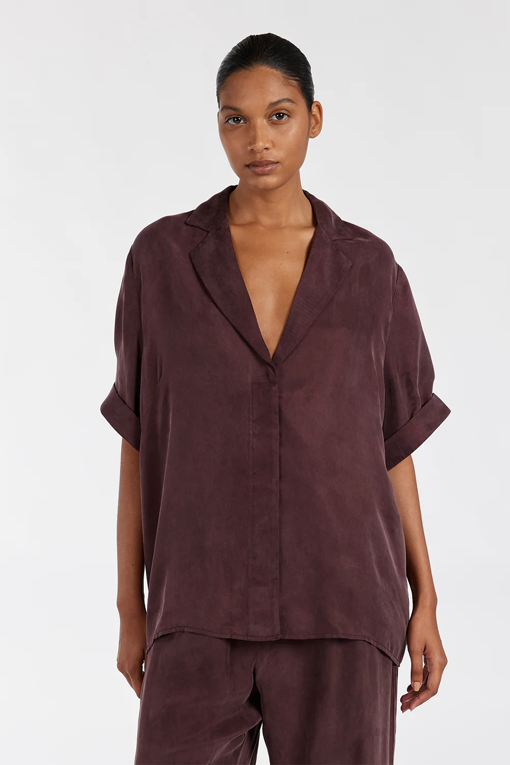 LIAM CURRANT CUPRO SHIRT - Yukikoi