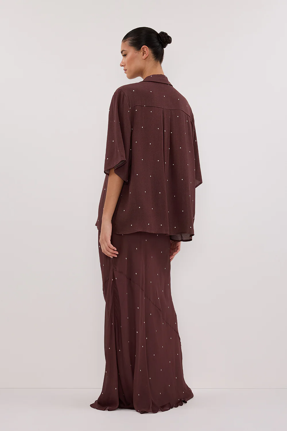 MELROSE WALNUT MIDI SKIRT - Yukikoi