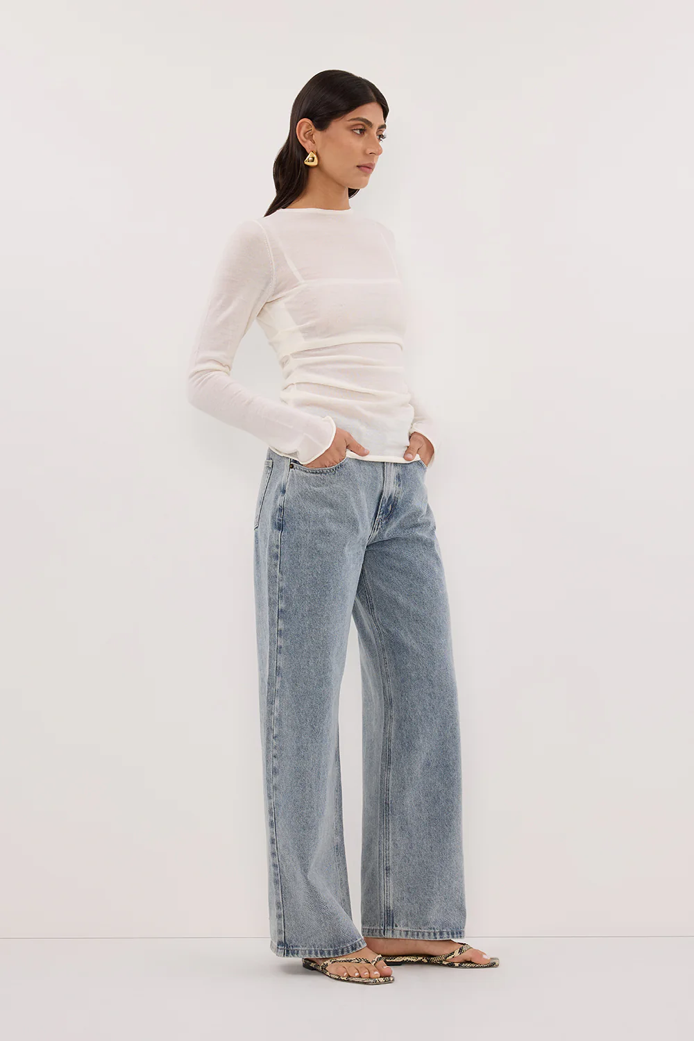 REAGAN 2.0 LIGHT BLUE SLOUCHY JEAN - Yukikoi