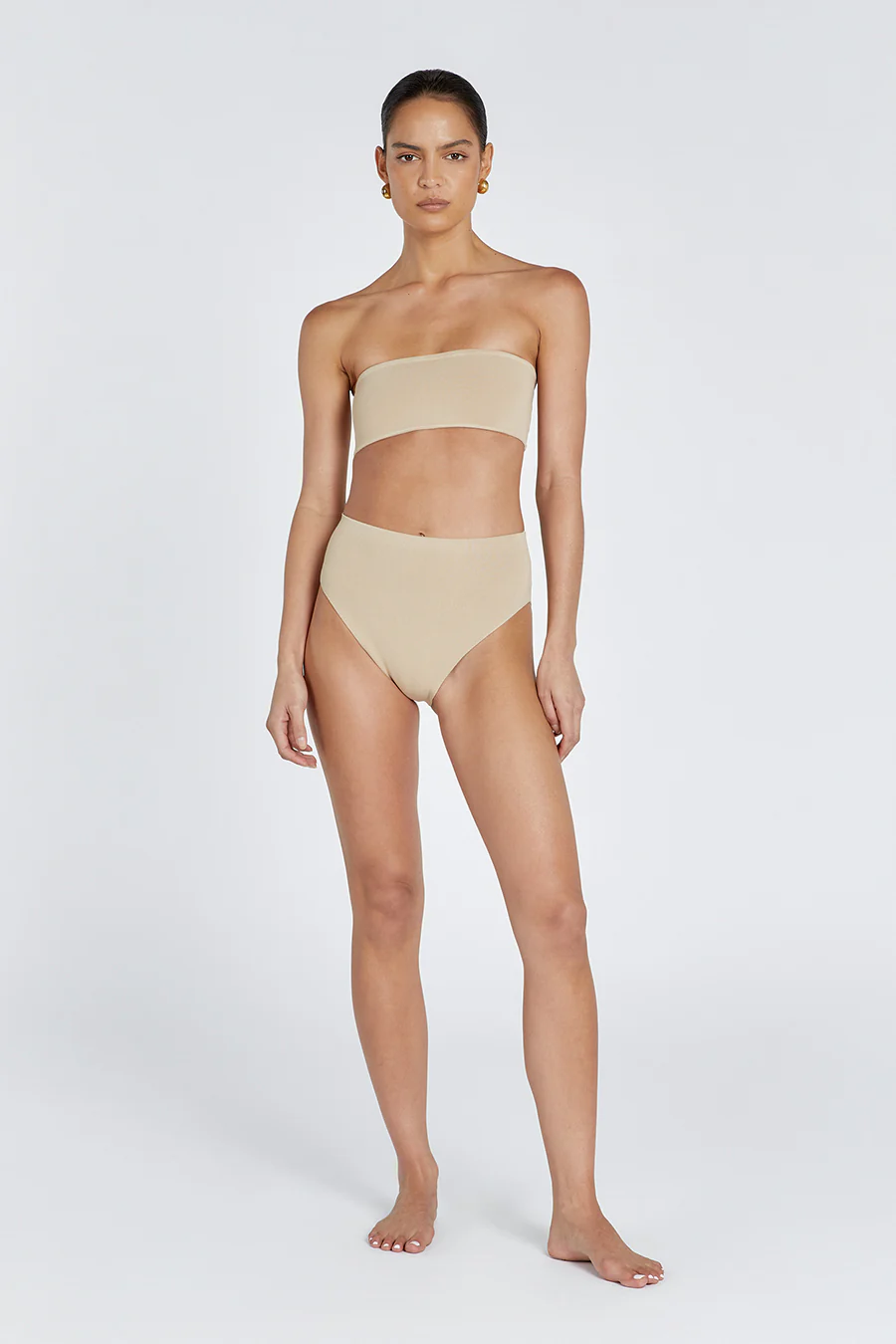 BASE BEIGE HIGH WAIST BRIEF - Yukikoi