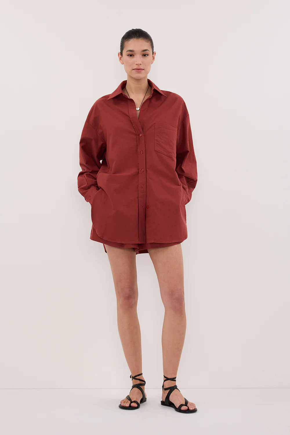 RHEA 2.0 SAHARA OVERSIZED COTTON SHIRT - Yukikoi