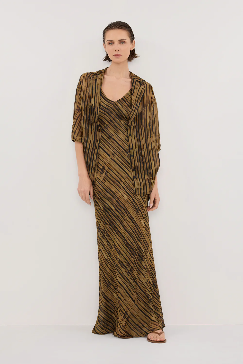 FLEUR DARK CHOCOLATE SHIRT - Yukikoi