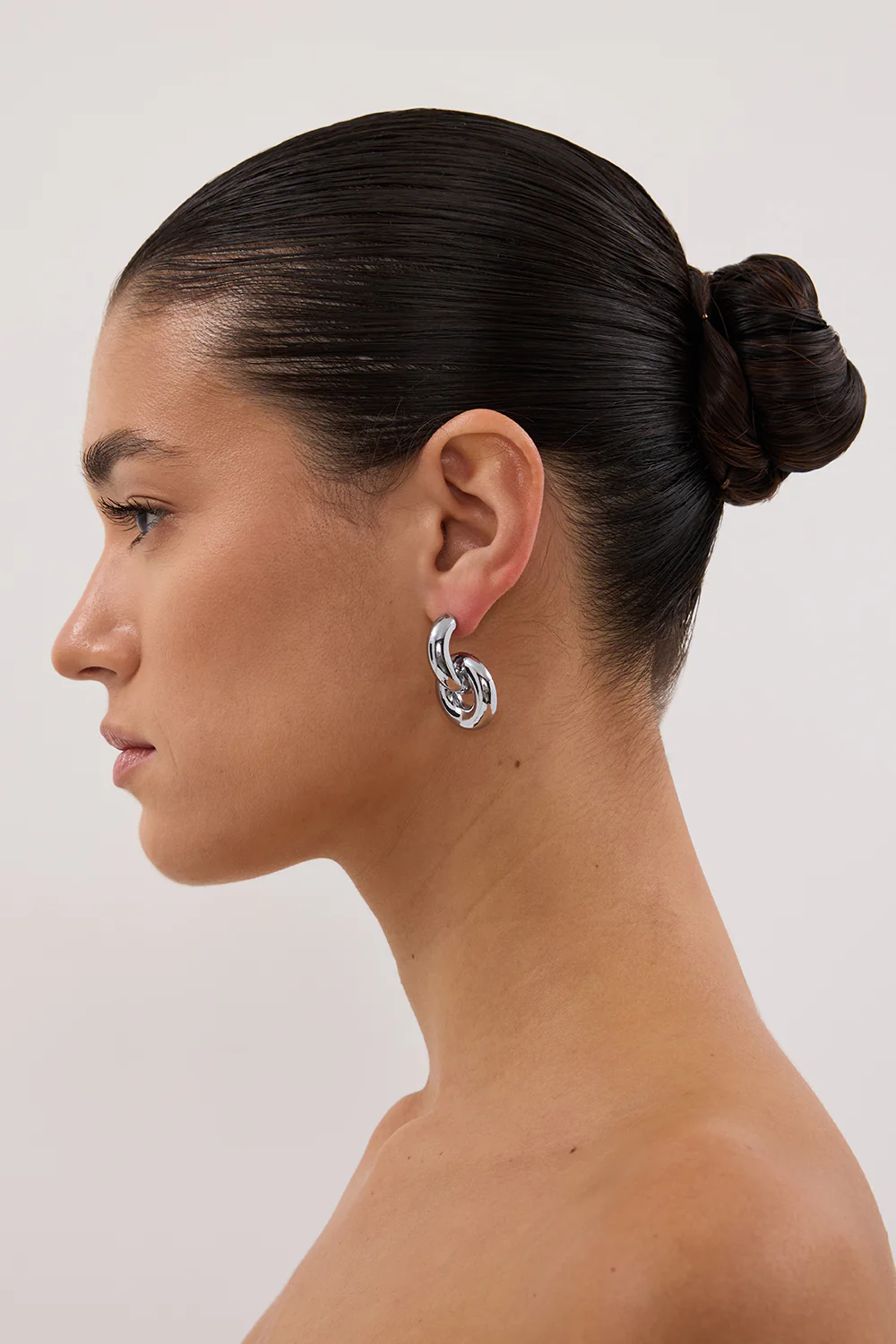 ANNA ROSSI THE LOOP HOOP SILVER - Yukikoi