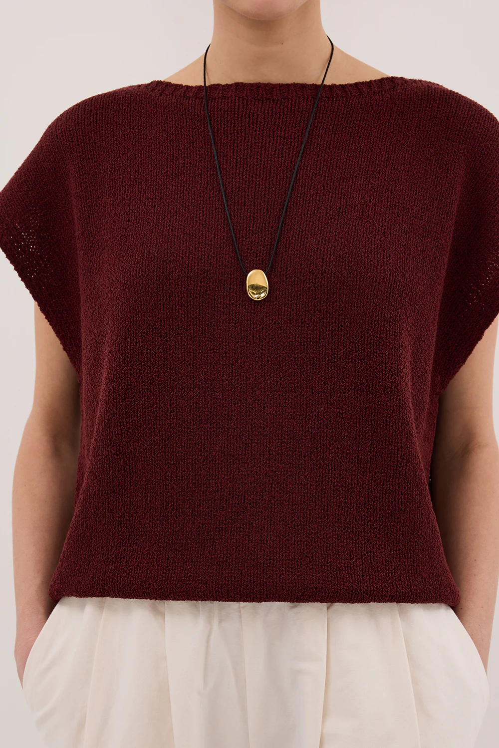 ASPEN SANGRIA KNIT TOP - Yukikoi