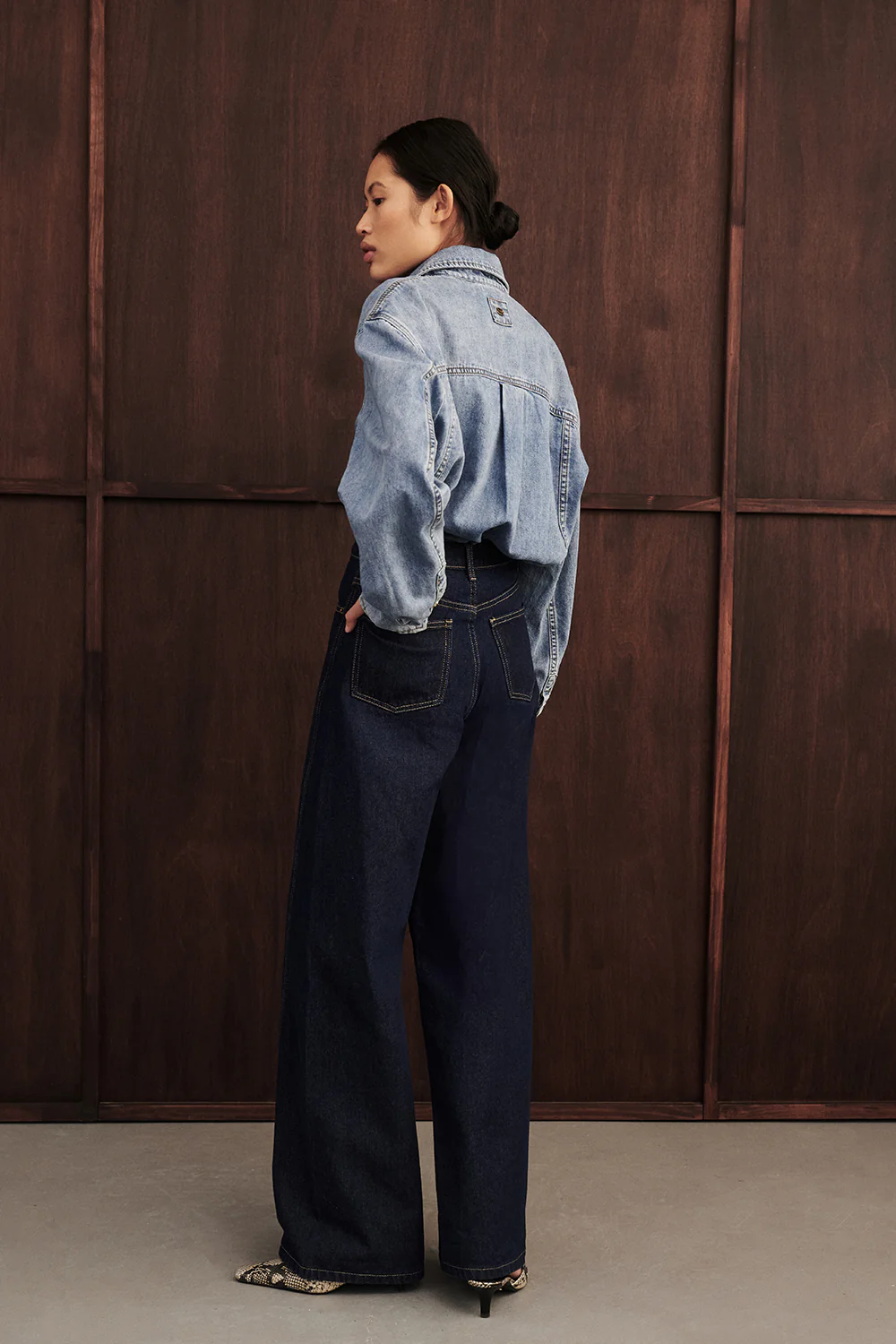 CARSON INDIGO TALL WIDE LEG JEAN - Yukikoi