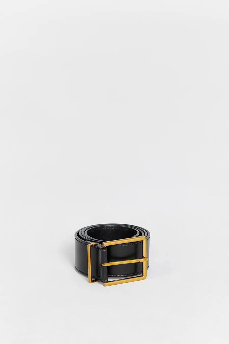 HUDSON BLACK LEATHER BELT - Yukikoi