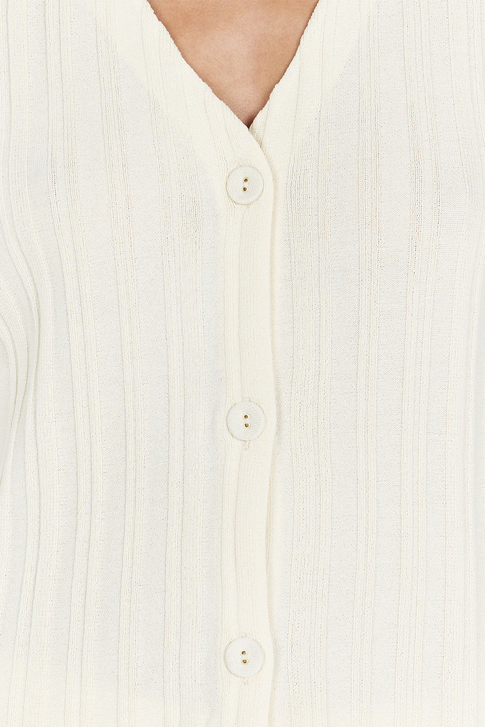 SYLVIA CREAM LONGLINE VEST - Yukikoi