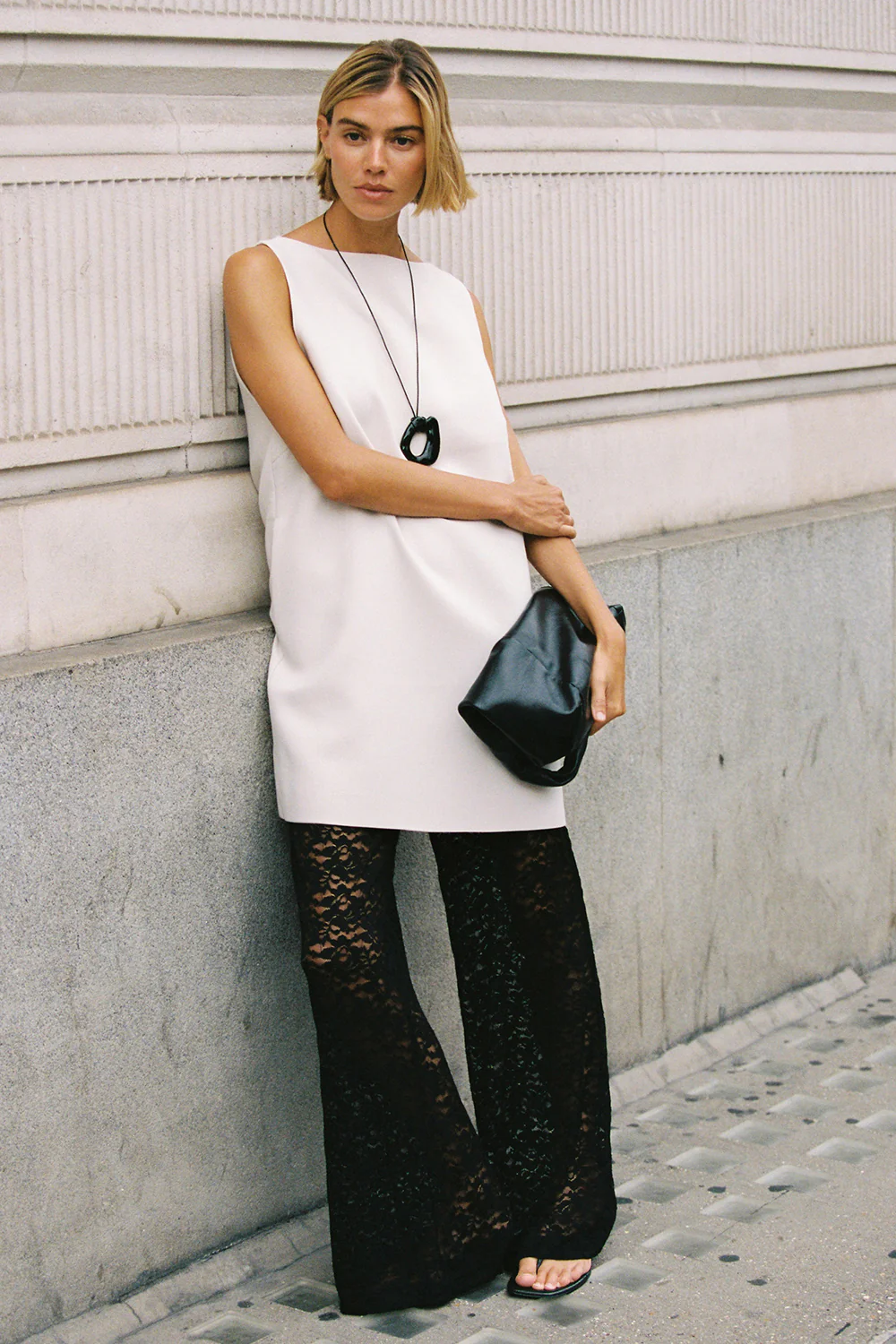 WILLA BLACK LACE PANT - Yukikoi