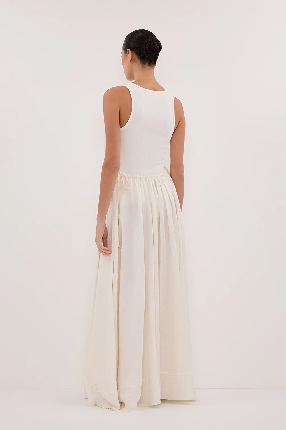 SHANIYA CREAM MARLE BOHO SKIRT - Yukikoi