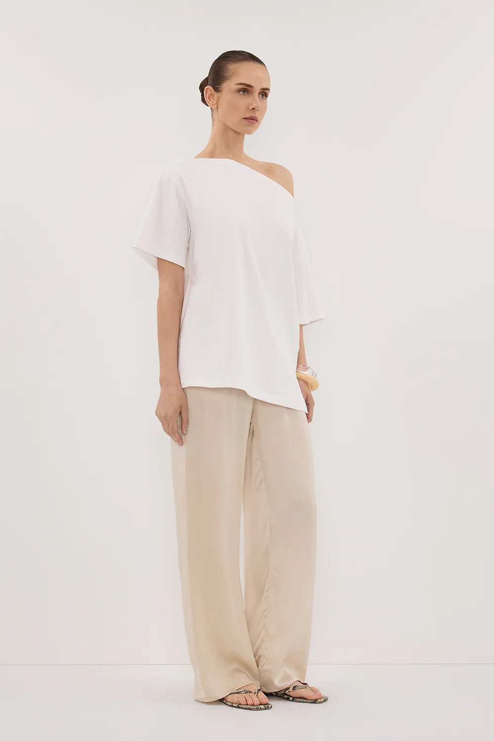 PERCY SANDSTONE SILK PANT - Yukikoi