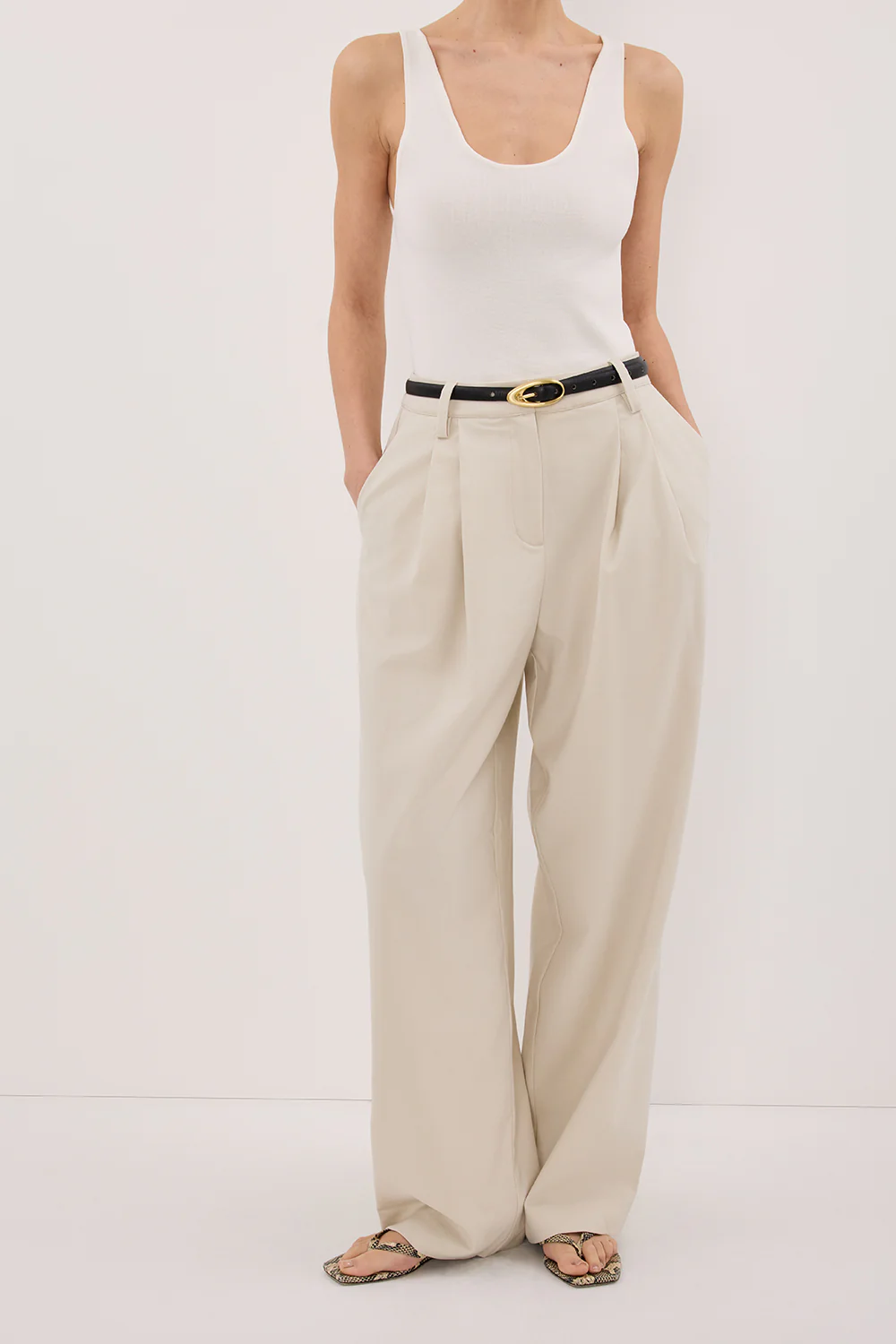 EDEN PLASTER TAILORED PANT - Yukikoi