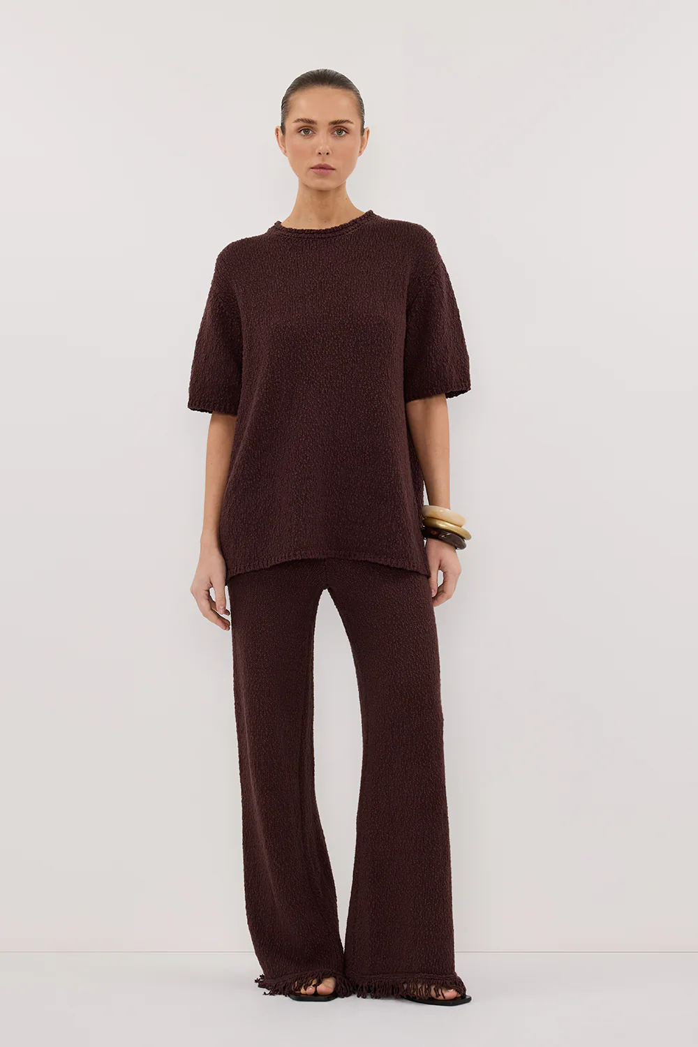 SUE CHOC OVERSIZED KNIT TEE - Yukikoi