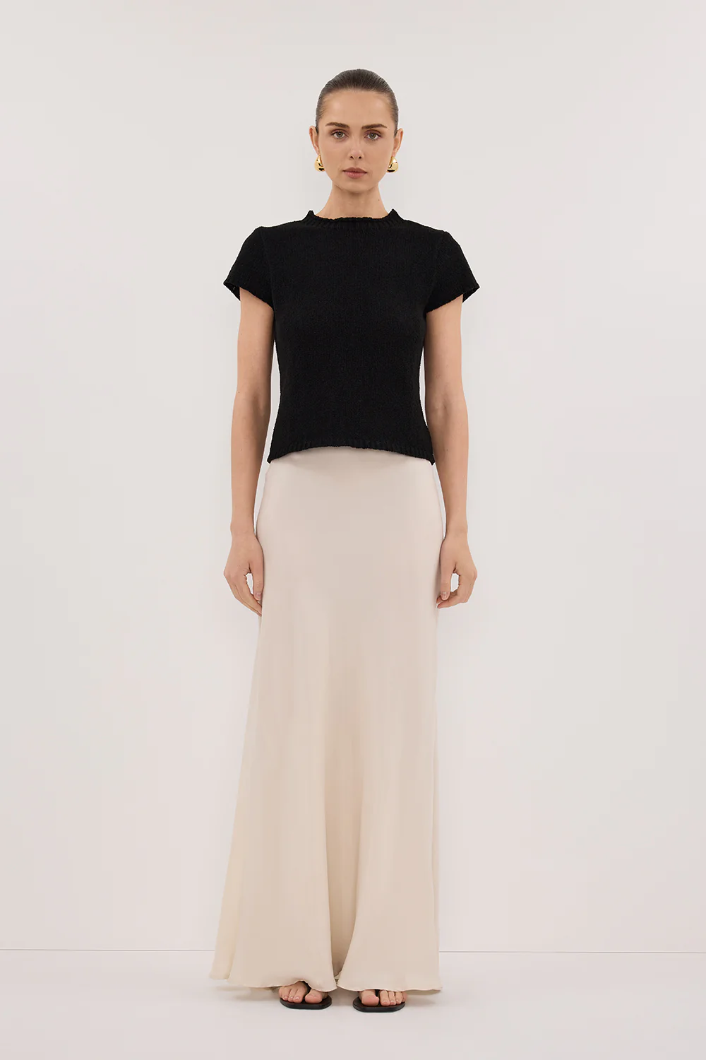 LEO BLACK KNIT TOP - Yukikoi