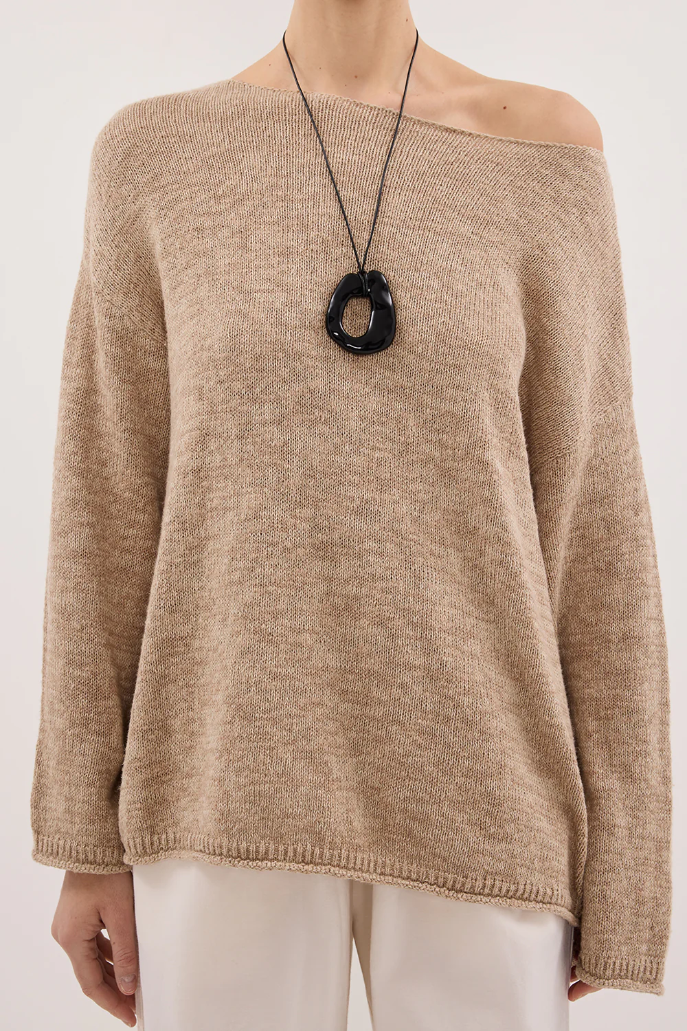 ALIZA NATURAL LONG SLEEVE KNIT JUMPER - Yukikoi