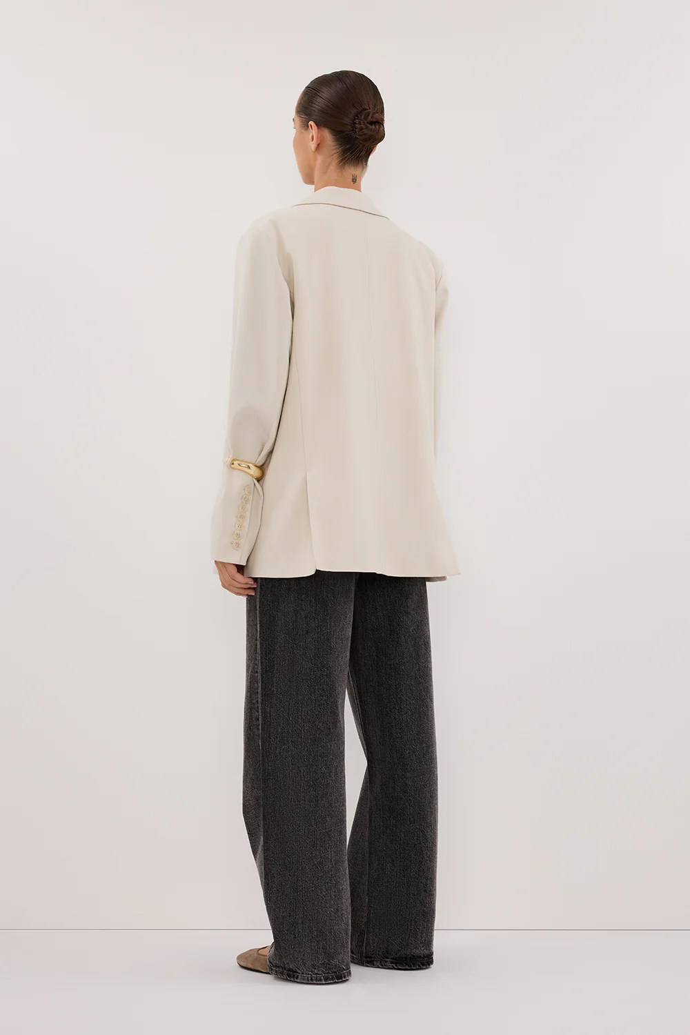 KATE CREAM STRIPE KNIT VEST - Yukikoi