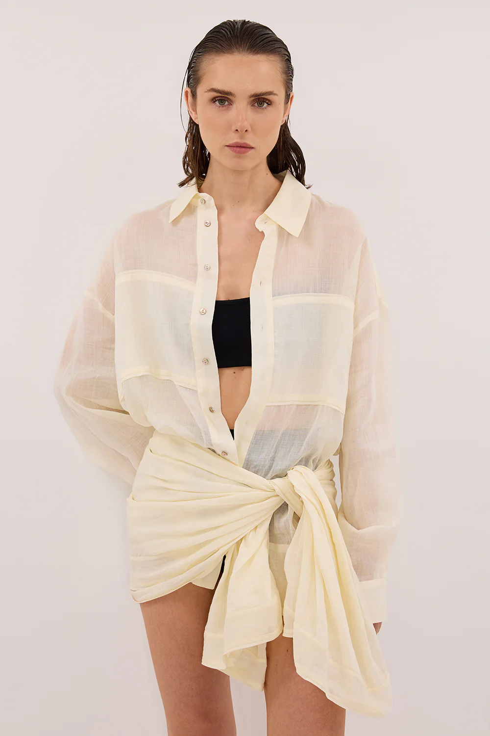 TROPEZ STRAW RAMIE SARONG - Yukikoi