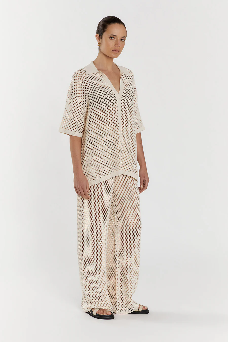 SONNY NATURAL CROCHET PANT - Yukikoi