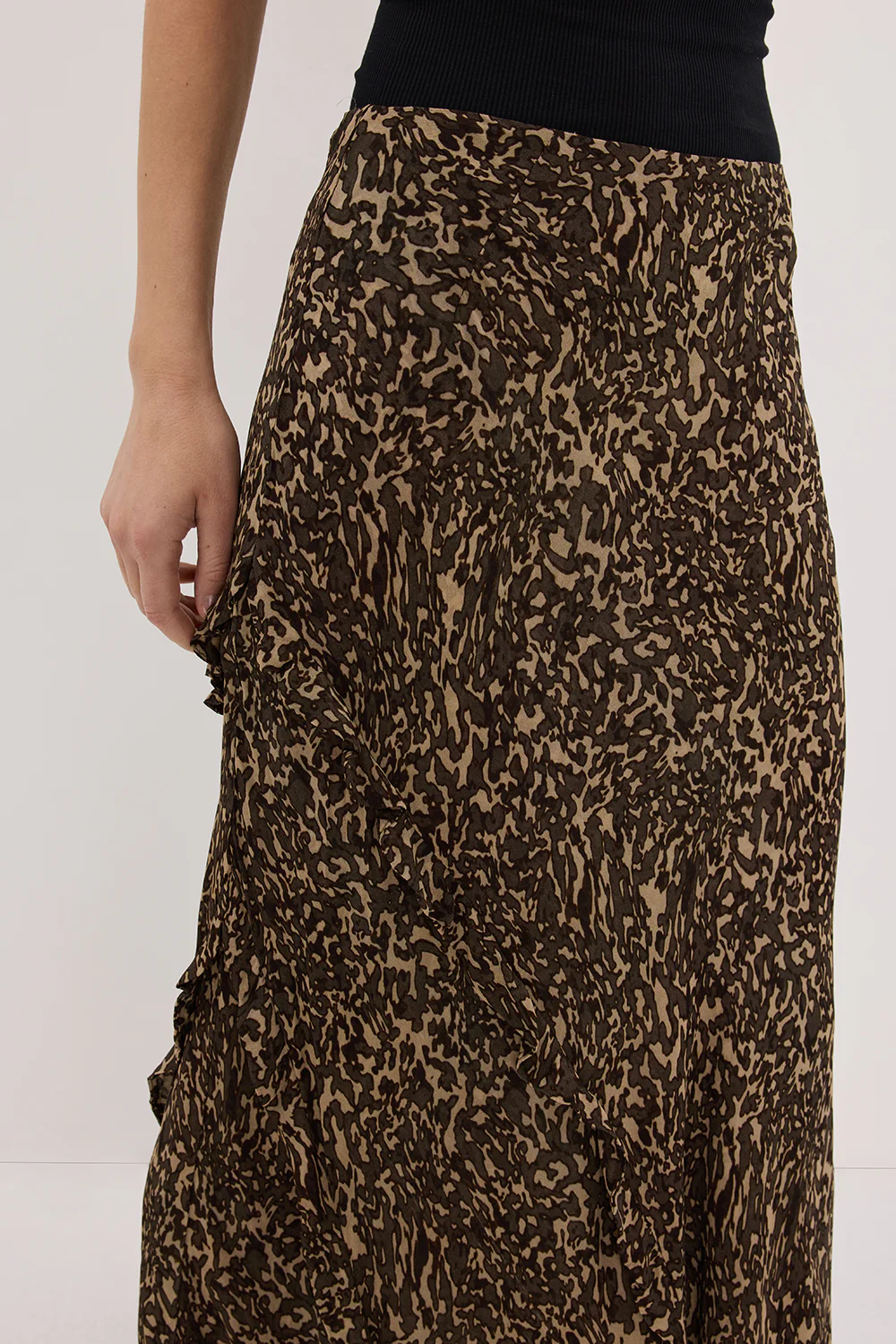 MARVILLA CHOC MIDI SKIRT - Yukikoi