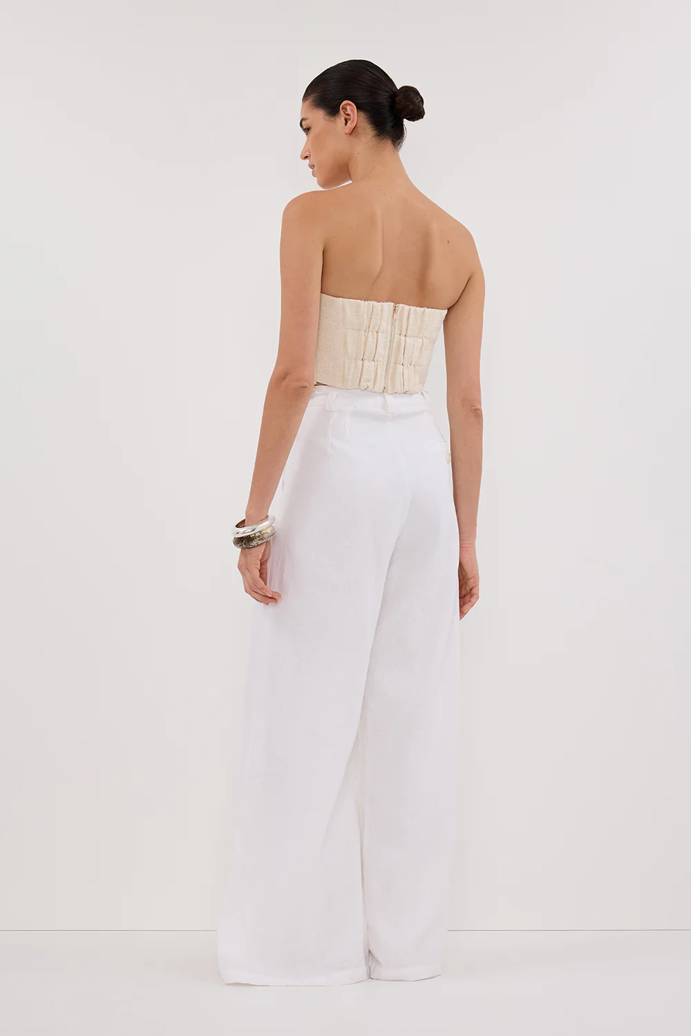 NIA NATURAL SCARF TOP - Yukikoi