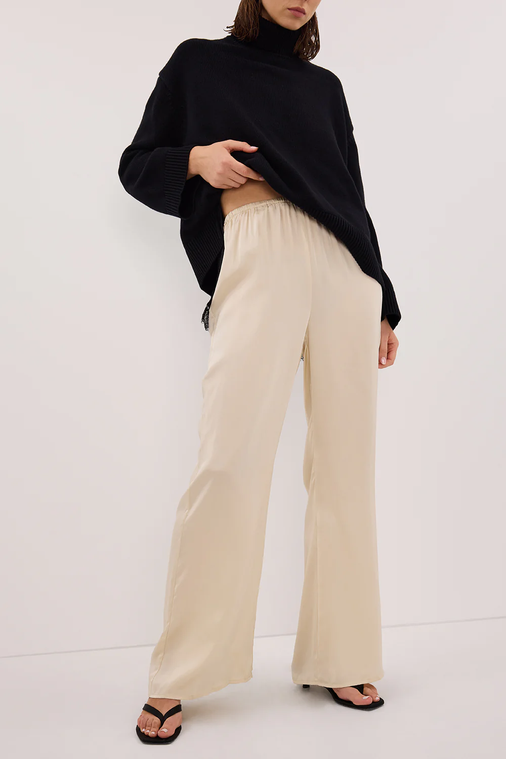 PIPPA STRAW SILK PANT - Yukikoi