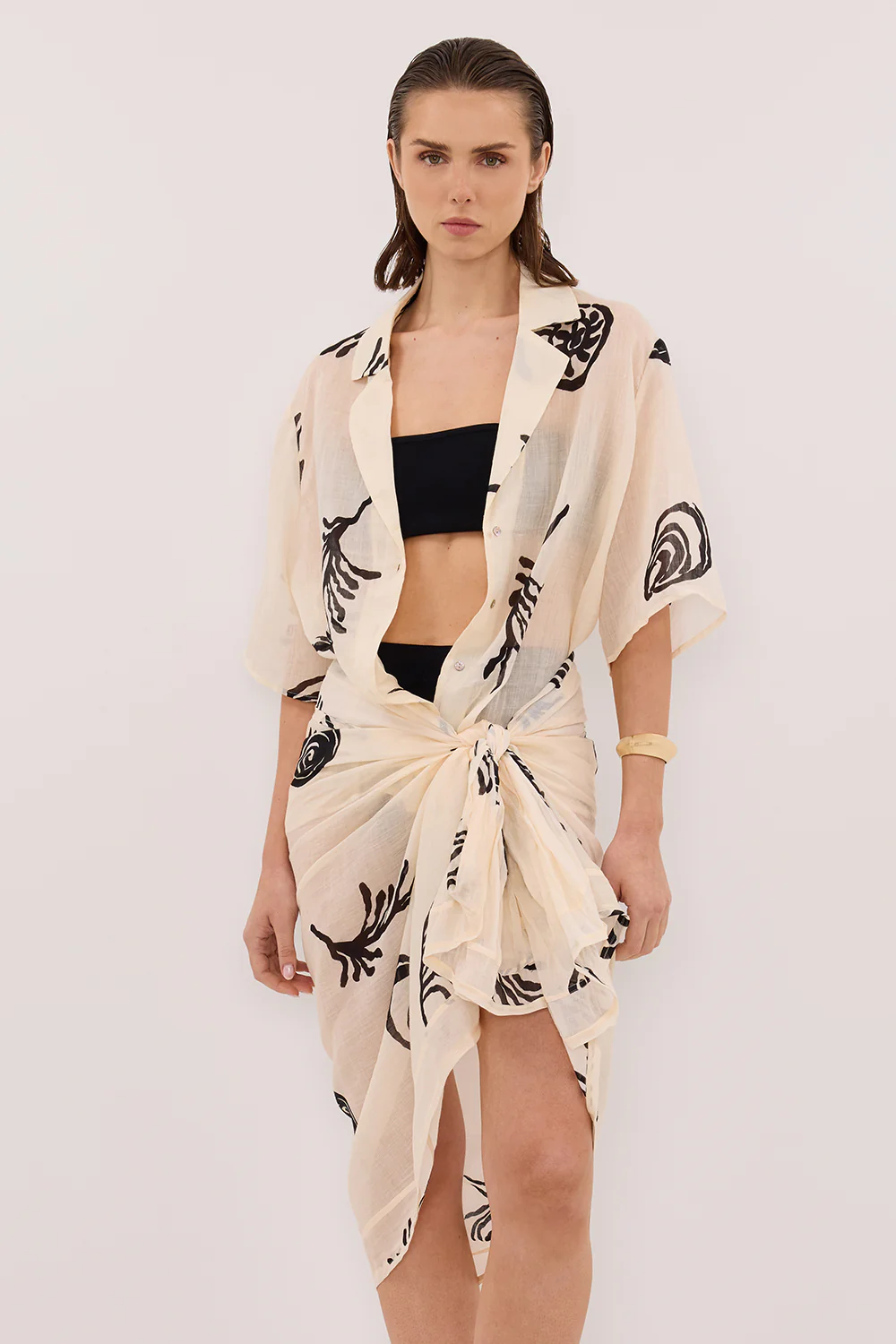 POSITANO SANDSTONE RAMIE SARONG - Yukikoi