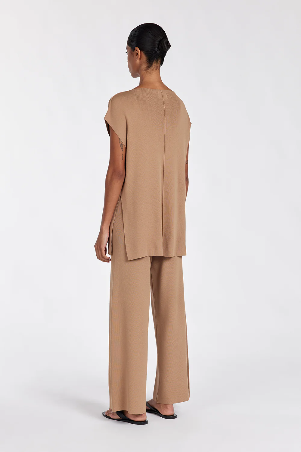 MABLE TAN KNIT PANT - Yukikoi