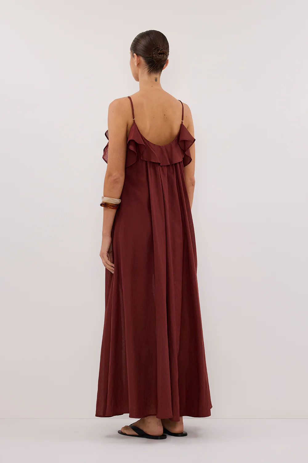 CAPRI SAHARA LINEN BLEND MAXI DRESS - Yukikoi