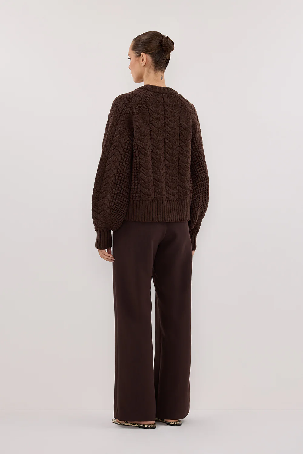 TOM CHOC CABLE KNIT CARDIGAN - Yukikoi