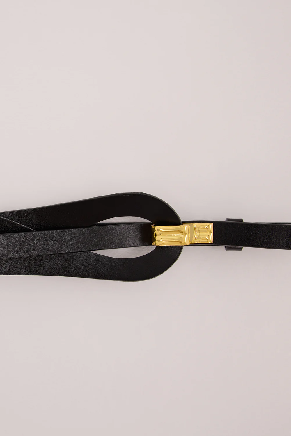 NOAH THE LABEL BLACK LOOP STREET STYLE BELT - Yukikoi