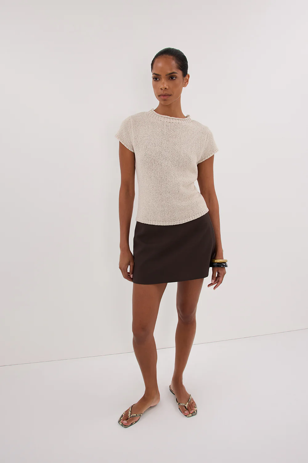 LEO CHALK KNIT TOP - Yukikoi