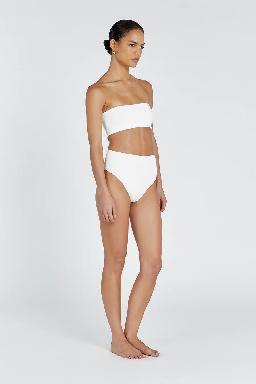 BASE OFF WHITE HIGH WAIST BRIEF - Yukikoi