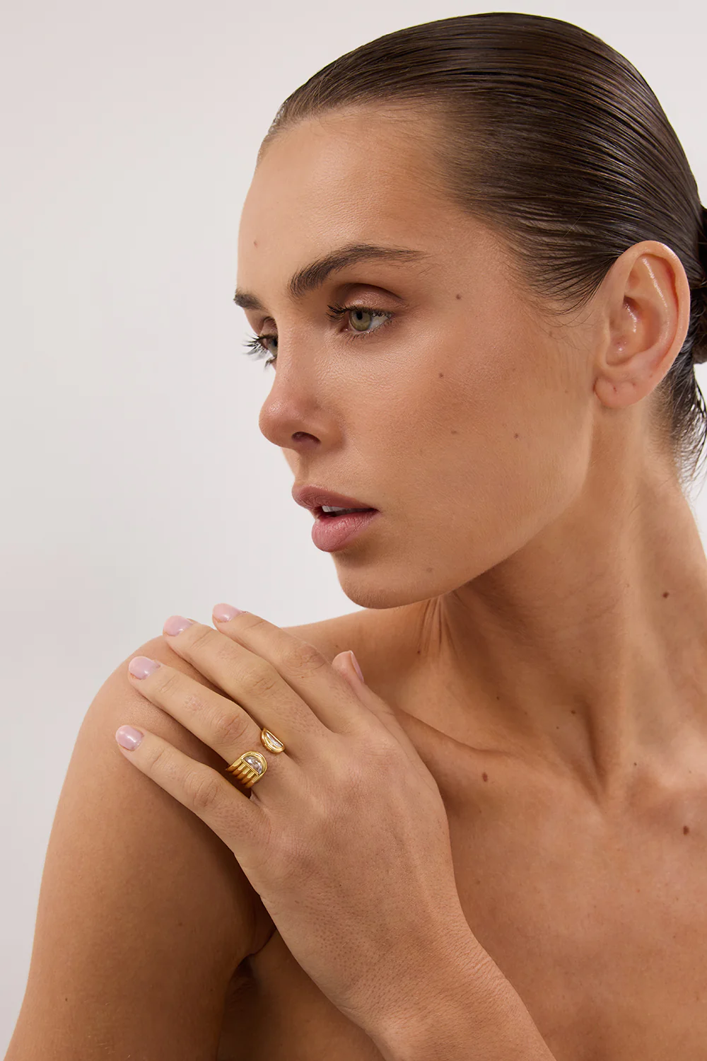 AMBER SCEATS PLUMERIA RING - Yukikoi