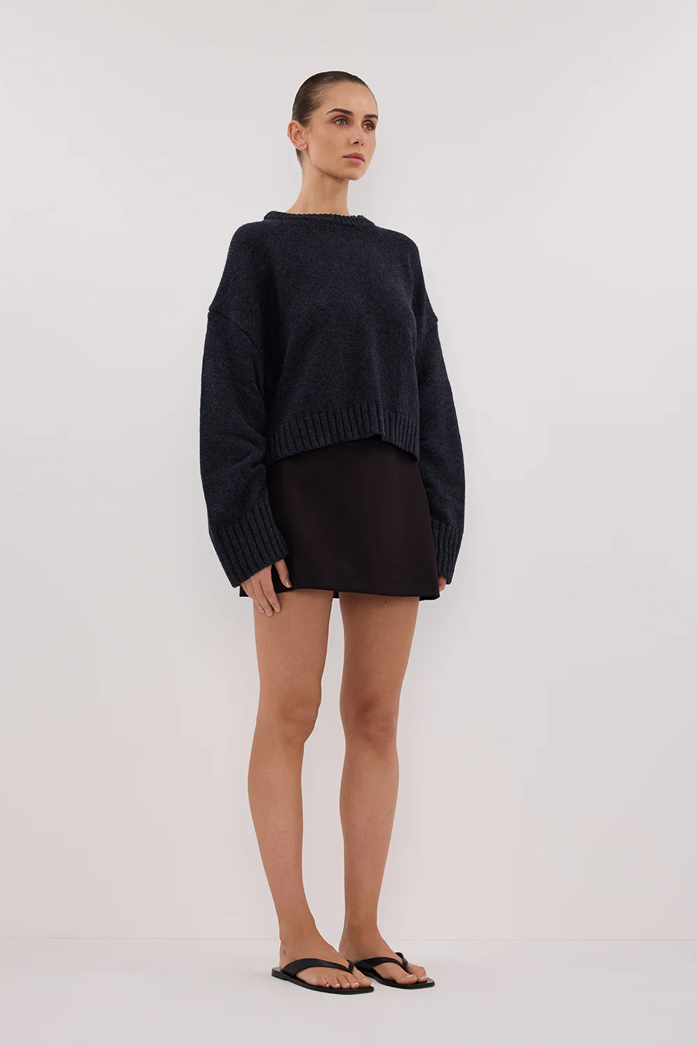 AMY INK CREW NECK KNIT JUMPER - Yukikoi