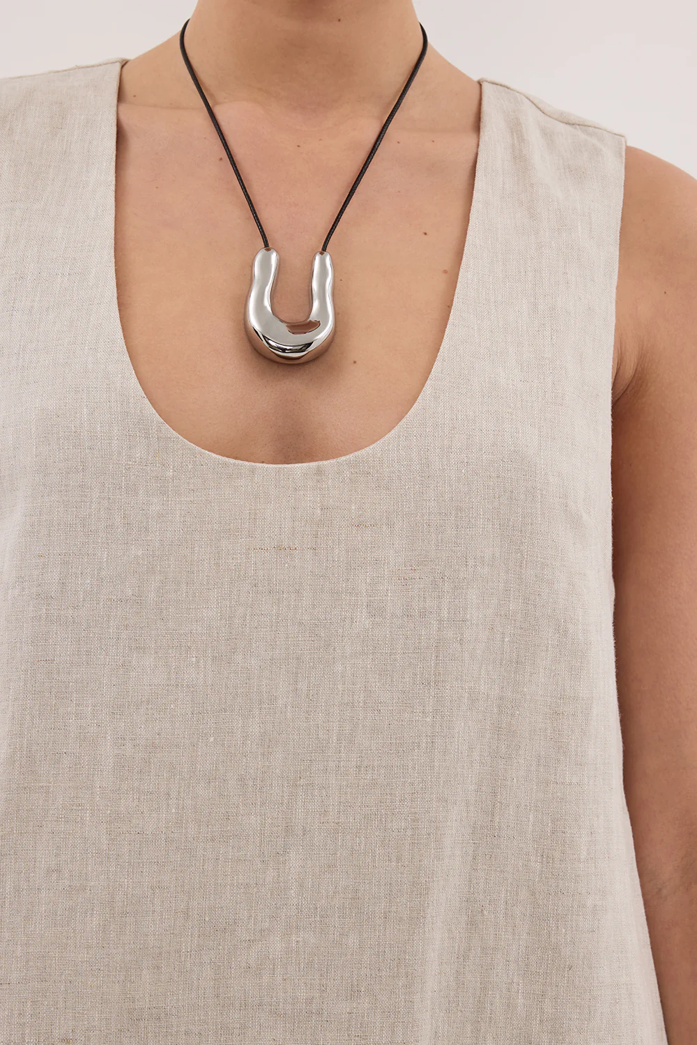 LOTUS NATURAL LINEN MINI DRESS - Yukikoi