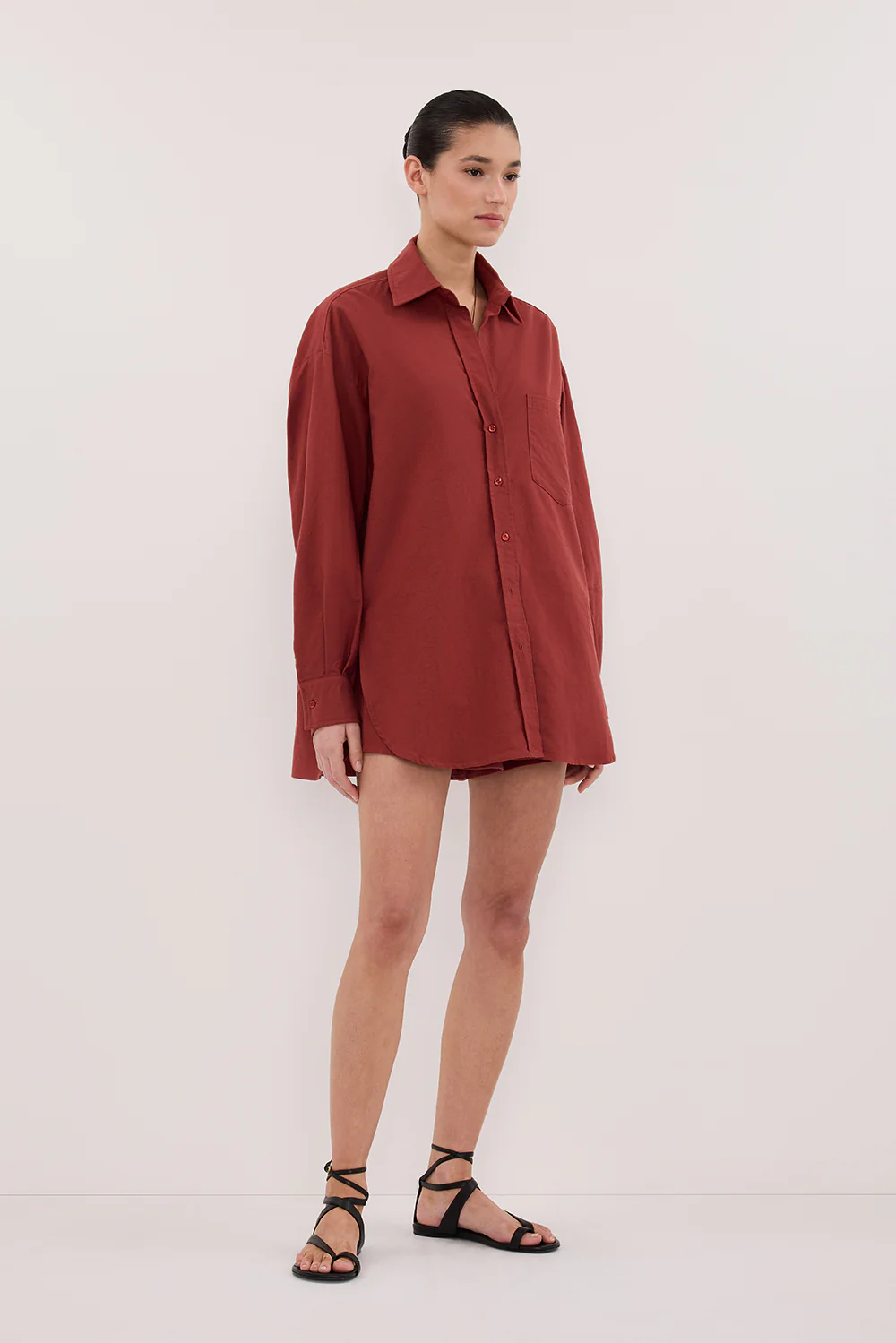 RHEA 2.0 SAHARA OVERSIZED COTTON SHIRT - Yukikoi