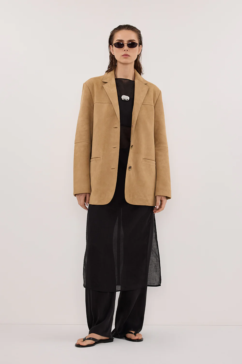 HENDRIX PAMPAS OVERSIZED SUEDE LEATHER JACKET - Yukikoi