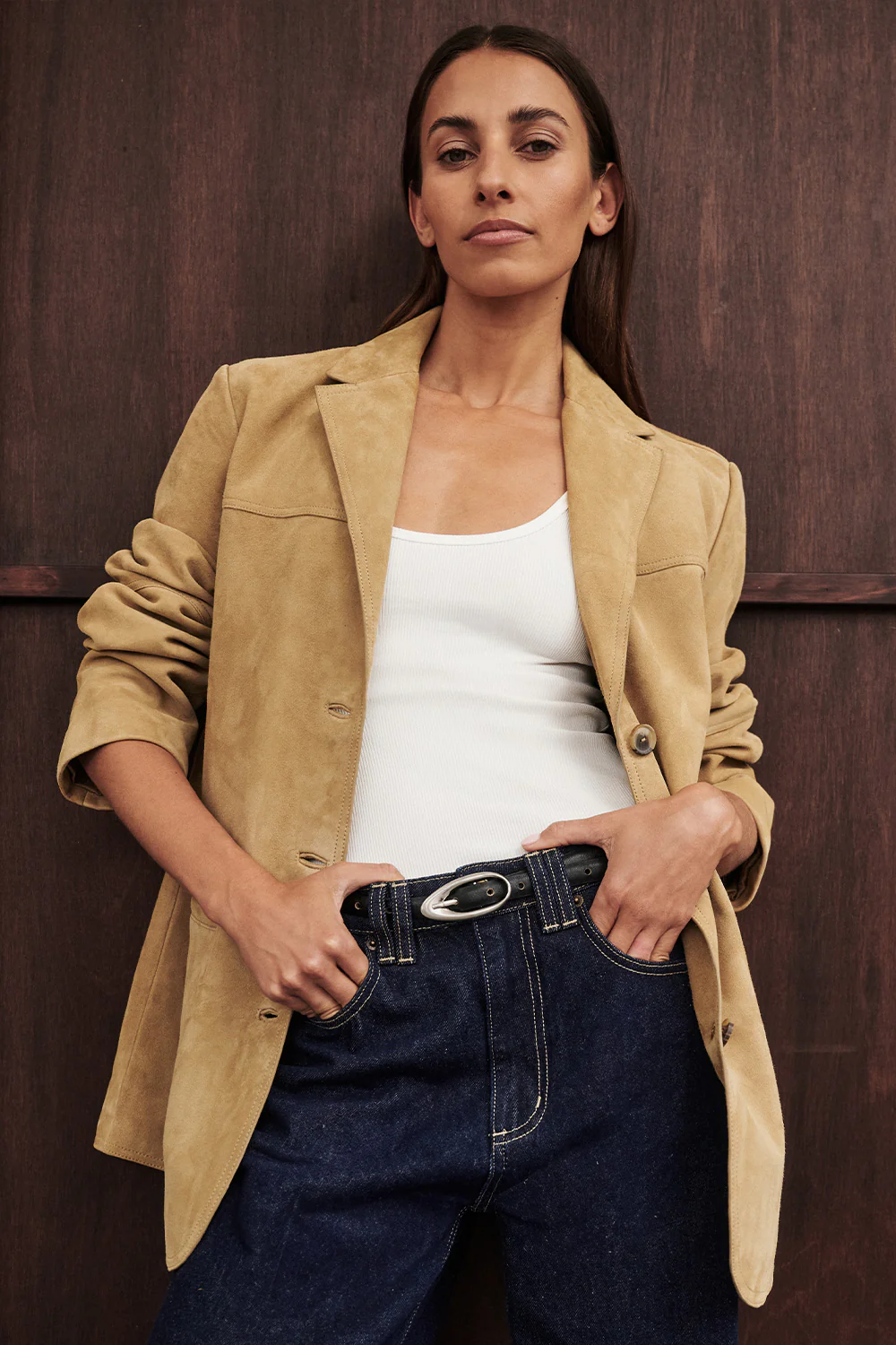 HENDRIX PAMPAS OVERSIZED SUEDE LEATHER JACKET - Yukikoi