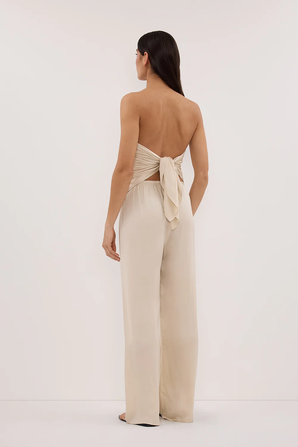 PERCY SANDSTONE SILK PANT - Yukikoi