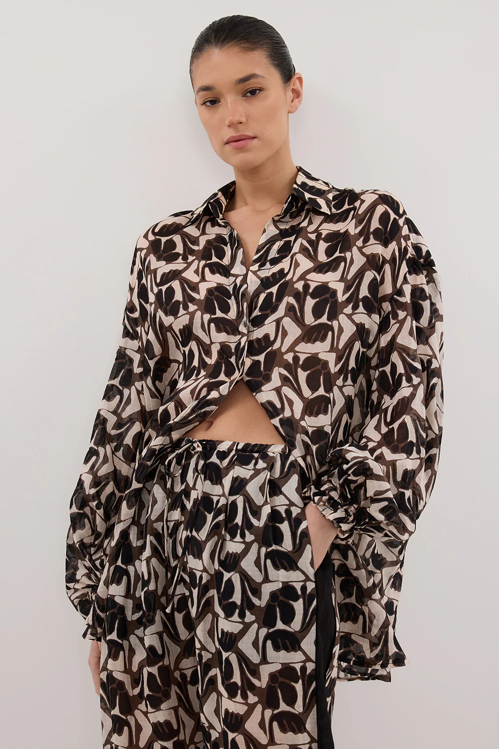 MAUI BITTER CHOC RAMIE PANT - Yukikoi