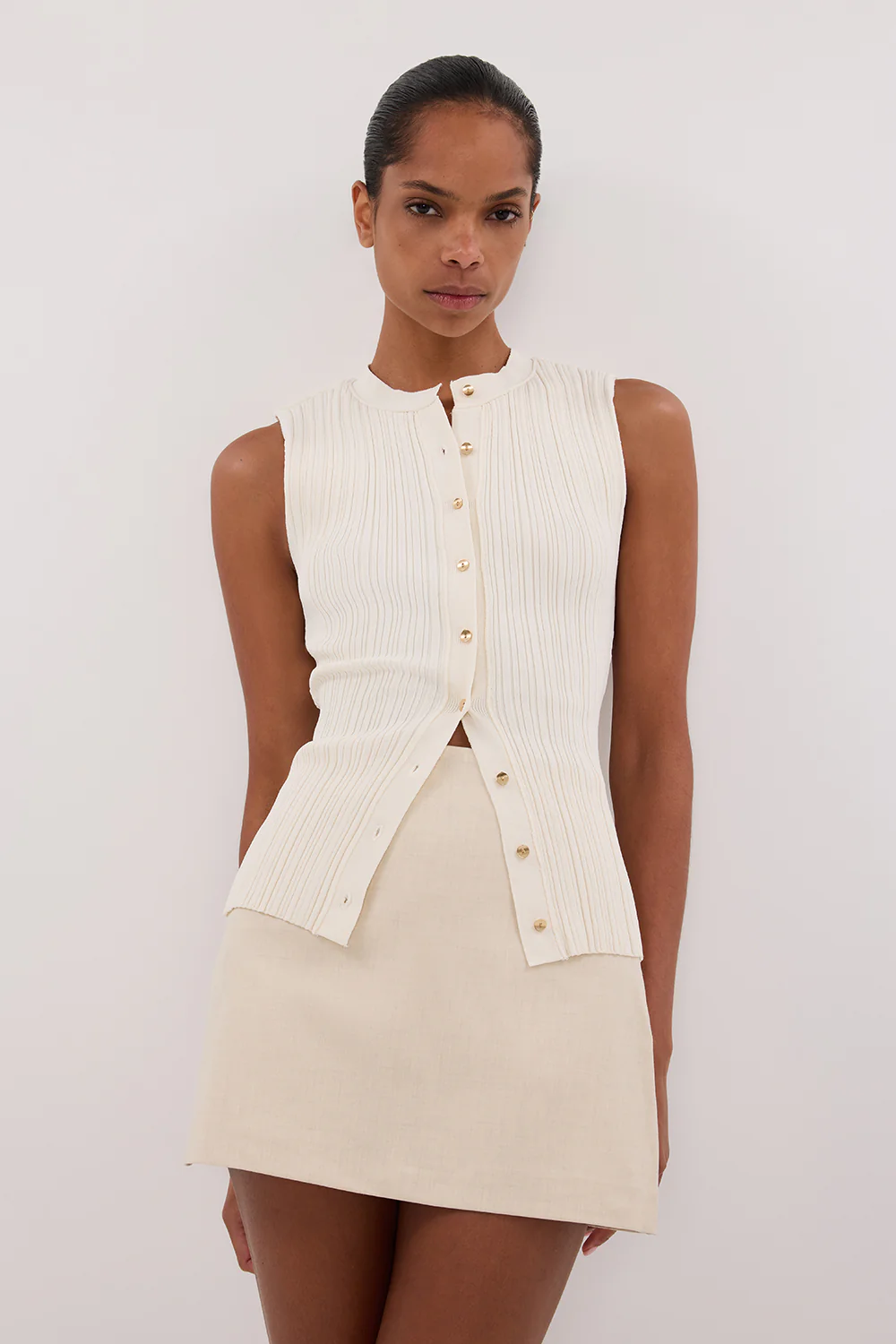 JASMINE PLASTER KNIT TOP - Yukikoi