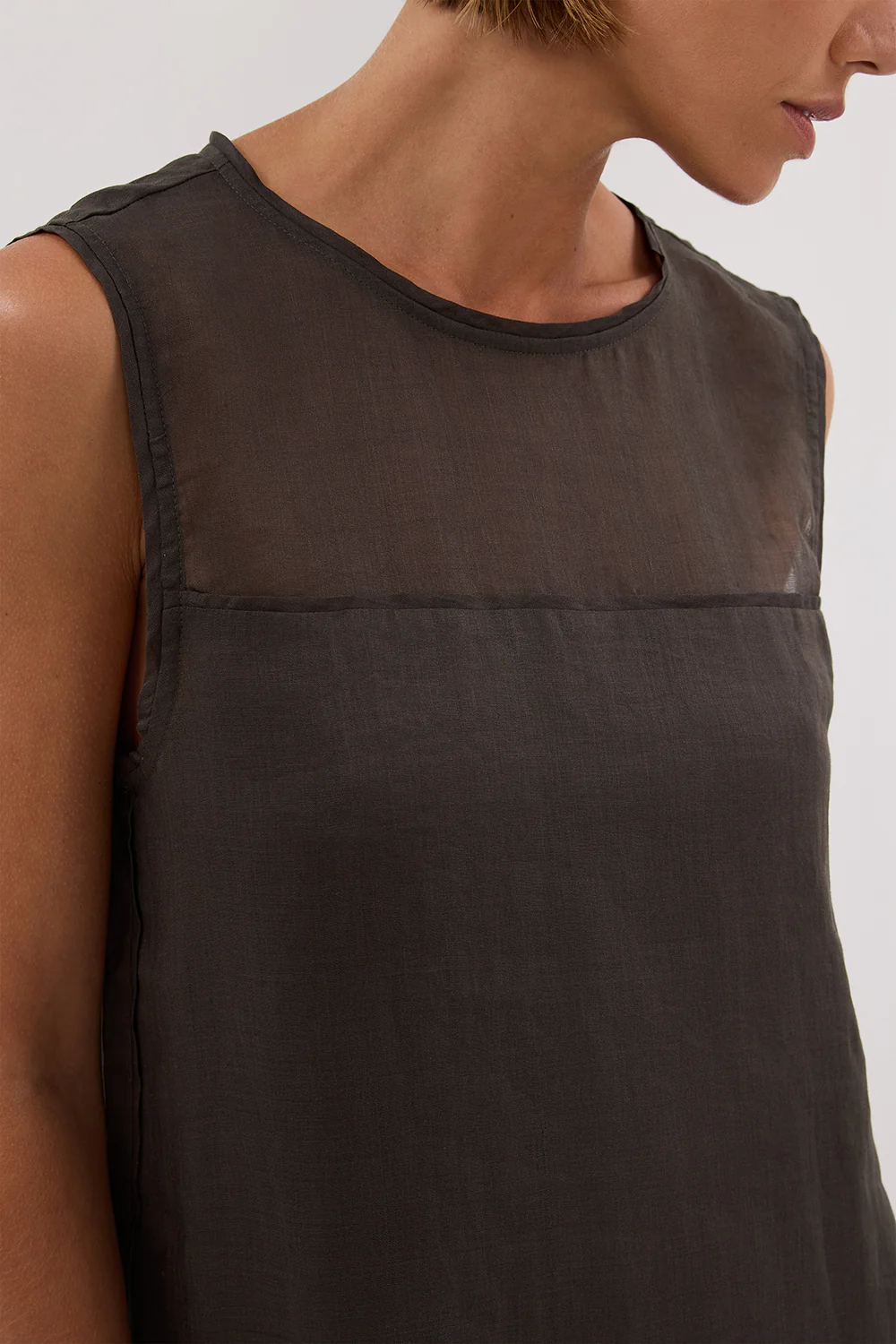 KAI PETROL RAMIE SHELL MIDI DRESS - Yukikoi