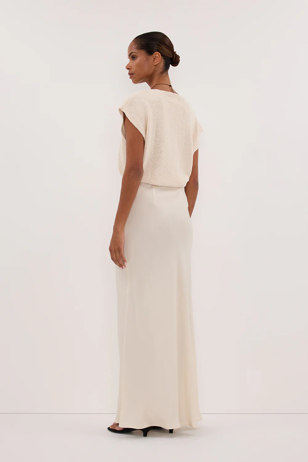 CONNIE SANDSTONE CUPRO MAXI SKIRT - Yukikoi