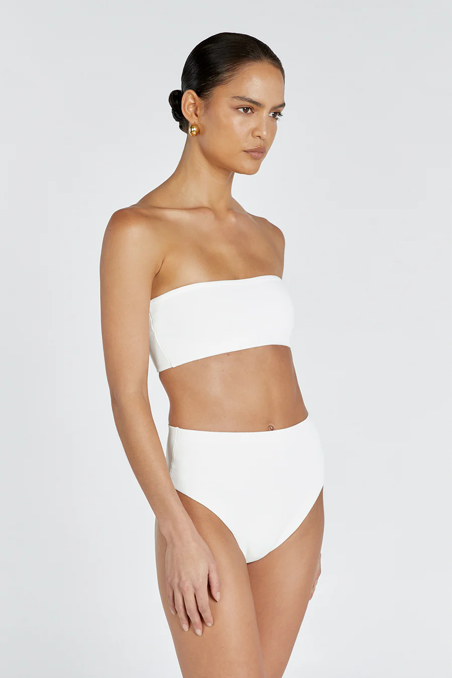 BASE OFF WHITE HIGH WAIST BRIEF - Yukikoi