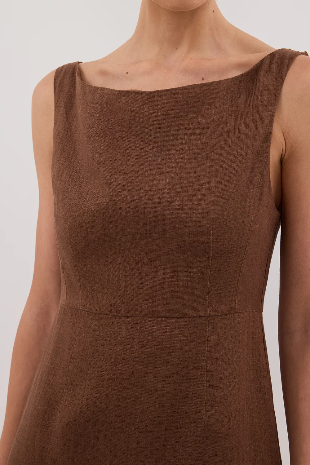 JULE FONDANT LINEN MIDI DRESS - Yukikoi