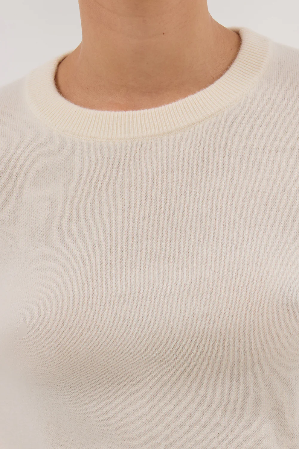 INDY CREAM CASHMERE KNIT JUMPER - Yukikoi