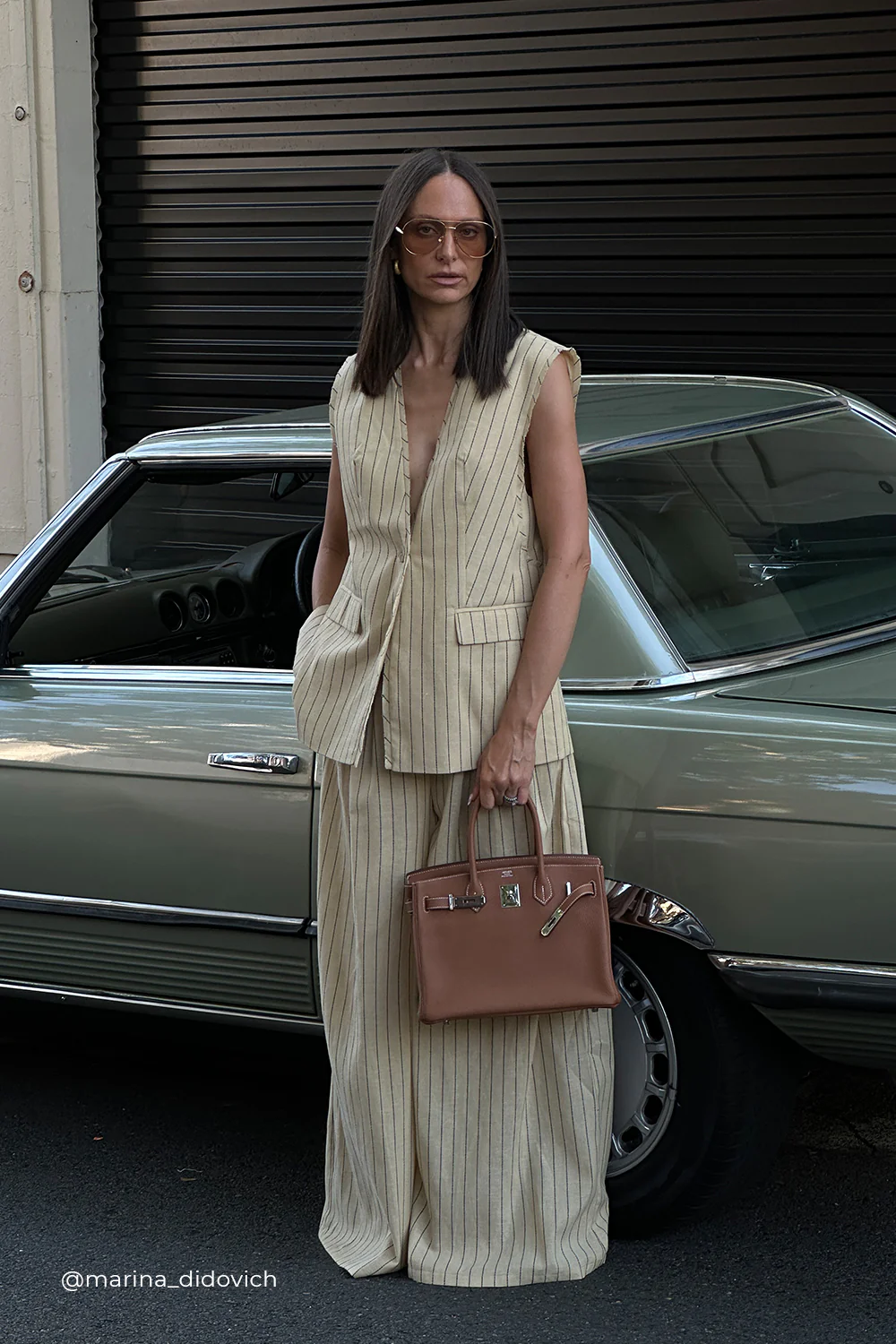 OLLIE DUNE STRIPE WIDE LEG PANT - Yukikoi