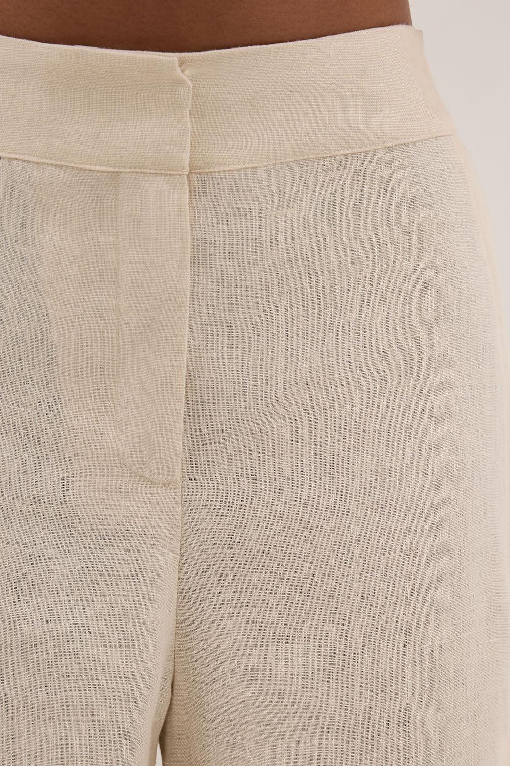 LELA SANDSTONE LINEN PANT - Yukikoi